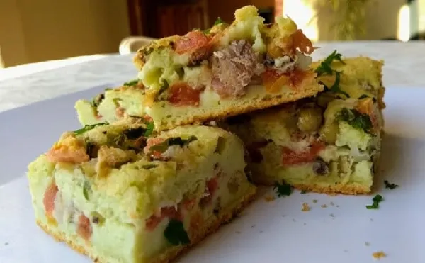 Torta de Sardinha Cremosa de Liquidificador
