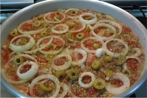 Torta de sardinha uma torta salgada de vó toda feita no liqu