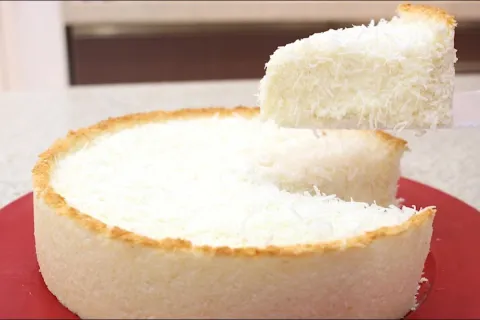 Torta dos Anjos: sobremesa de coco rápida, fácil e deliciosa