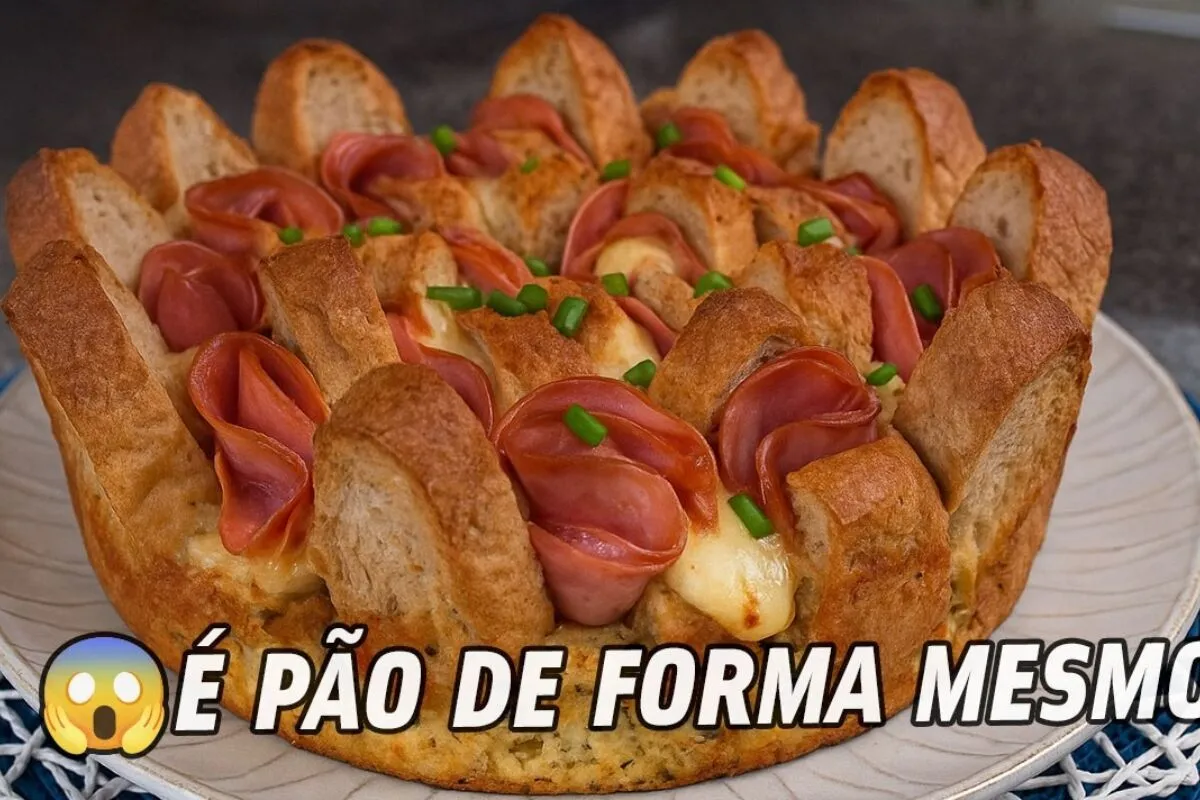 Torta flor de pão: aprenda a fazer a torta mais linda e deli