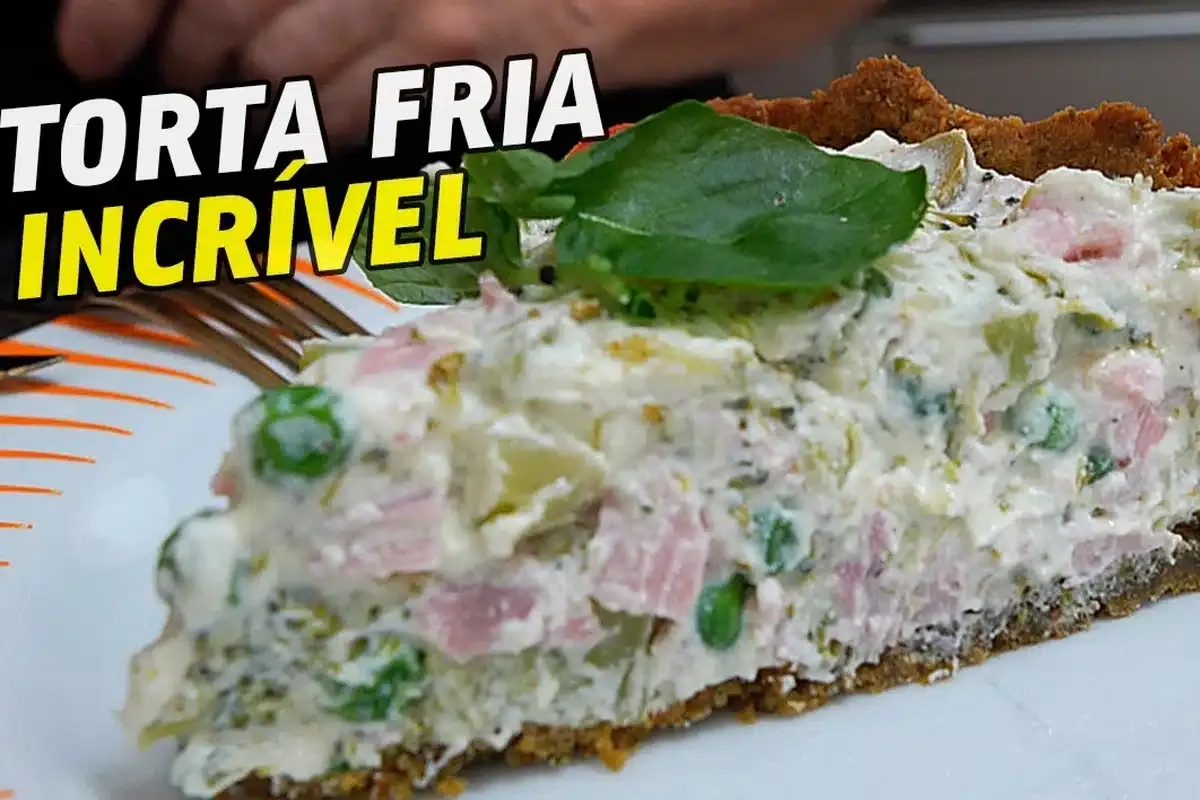 Torta fria cremosa e diferente de todas que você já comeu: i