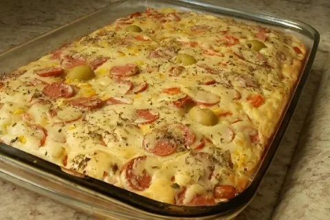 Torta italiana de liquidificador massa leve e recheio delici