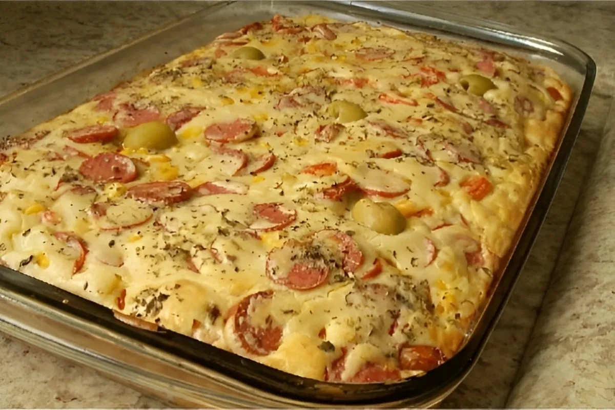 Torta italiana uma torta de liquidificador com massa leve e