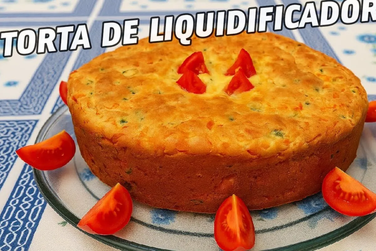 Torta salgada de legumes muito leve e saborosa: perfeita par