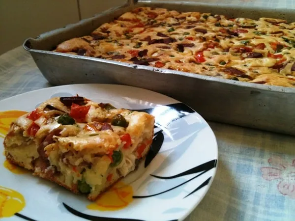 Torta Salgada de Liquidificador