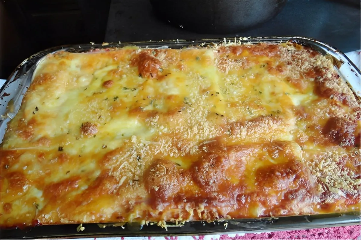 Torta segura marido uma torta com várias camadas de recheio