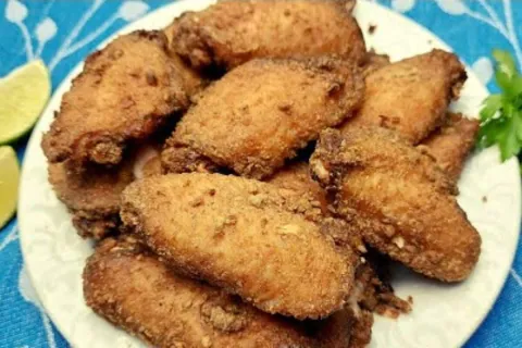 Tulipa de frango assada que fica sequinha e deliciosa, a opç