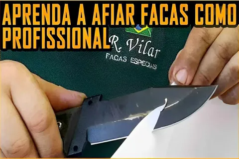 Um especialista me ensinou como amolar faca e deixá-las bem 