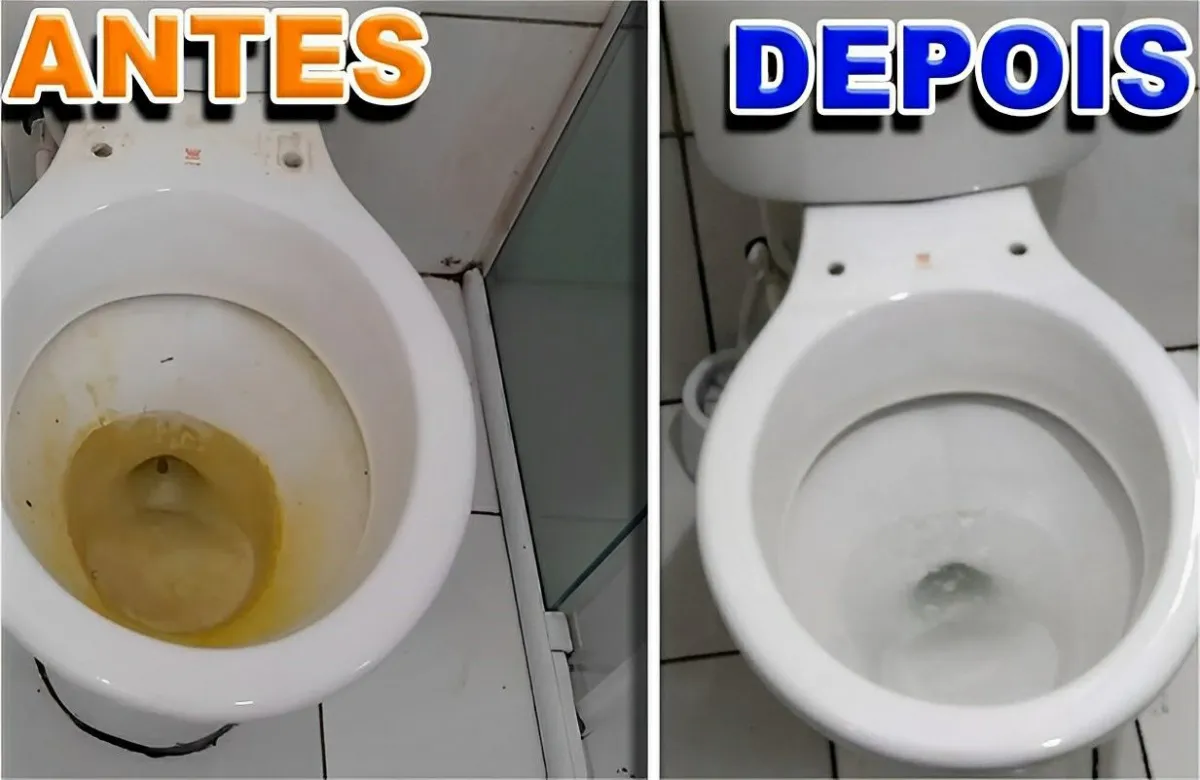 Vaso sanitário limpo e brilhando com essa misturinha caseira